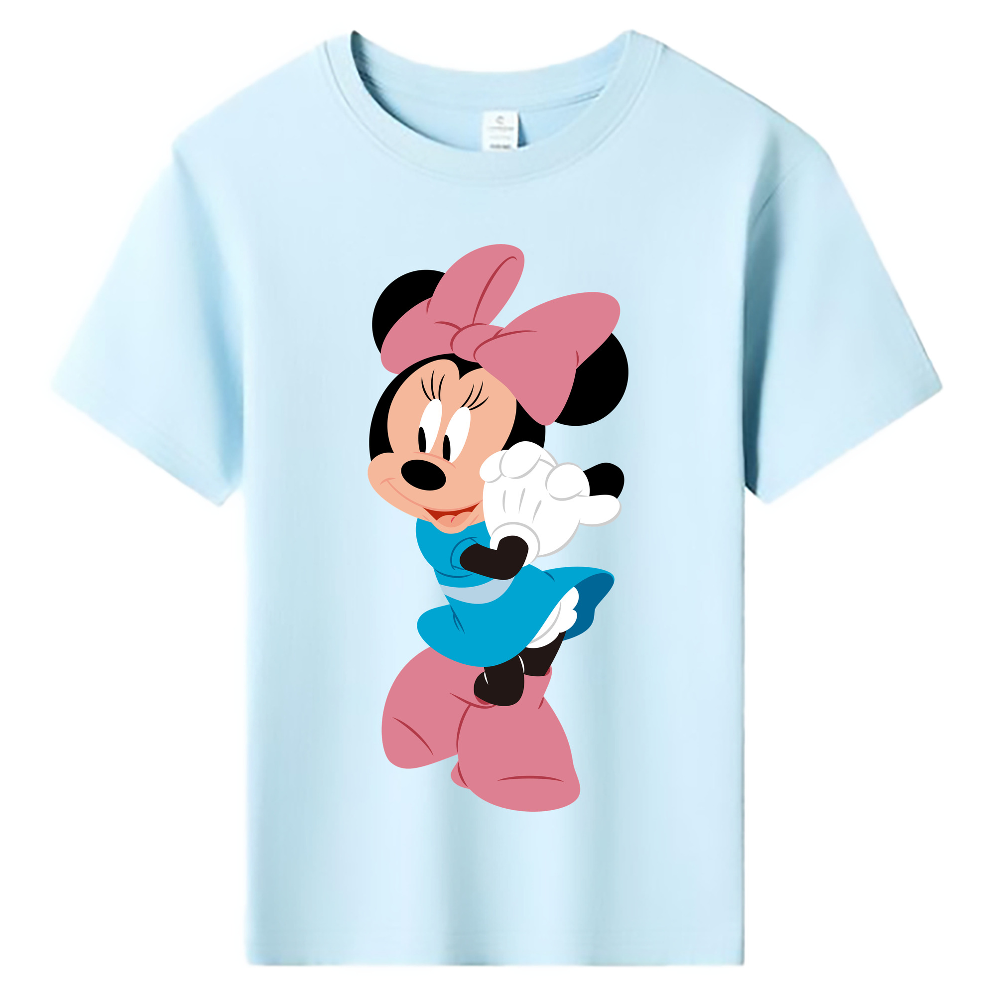 ミッキーマウス Mickey Mouse 綿100％キッズTシャツ（フロントプリント）